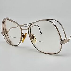 Tura Mod# 127 Gold Vintage Butterfly Eyeglasses Frame Japan 53-18-119